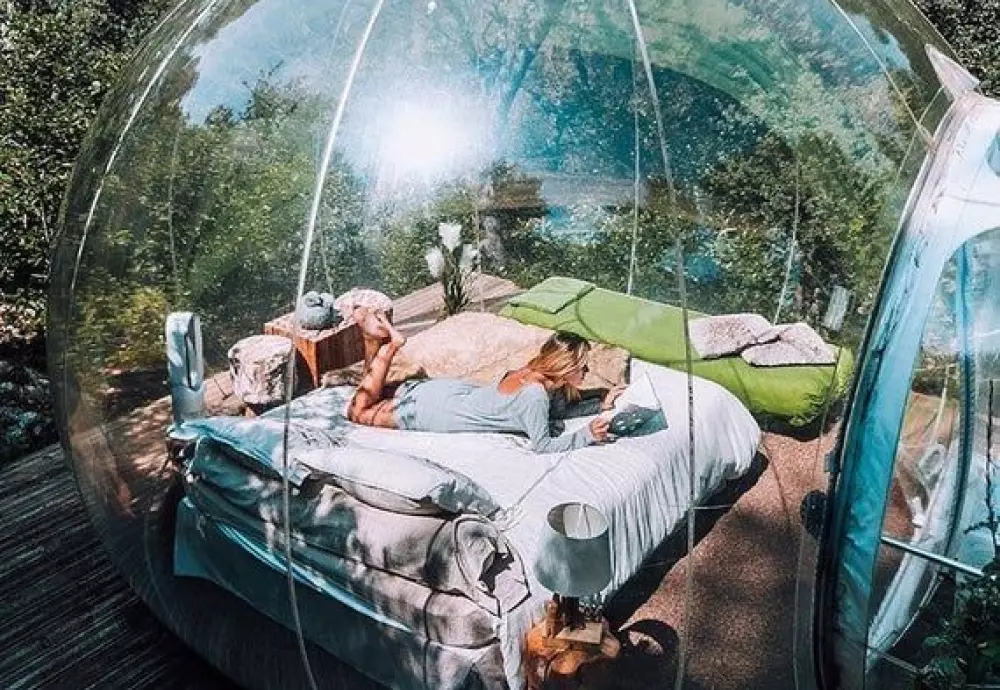 night sky bubble tent