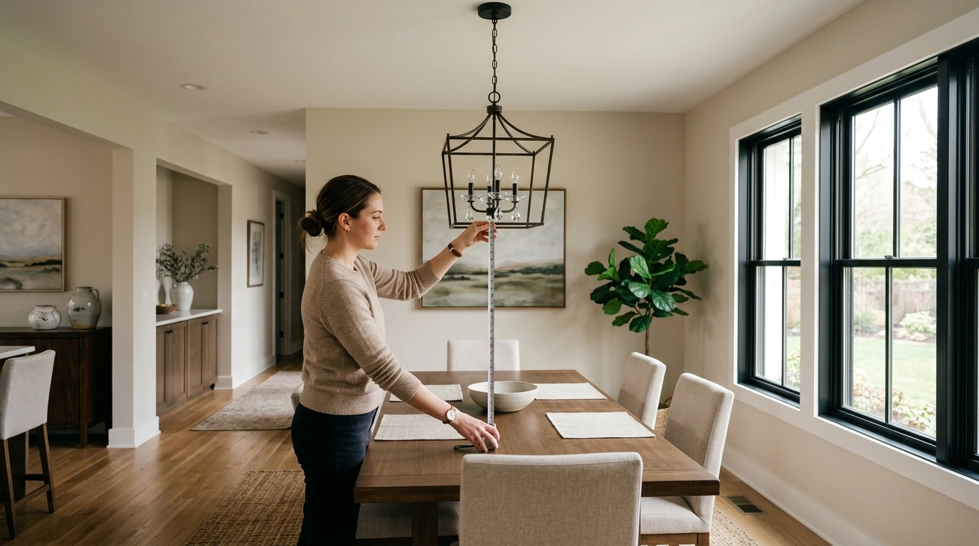 Chandelier Sizing Guide: Height, Diameter & Placement